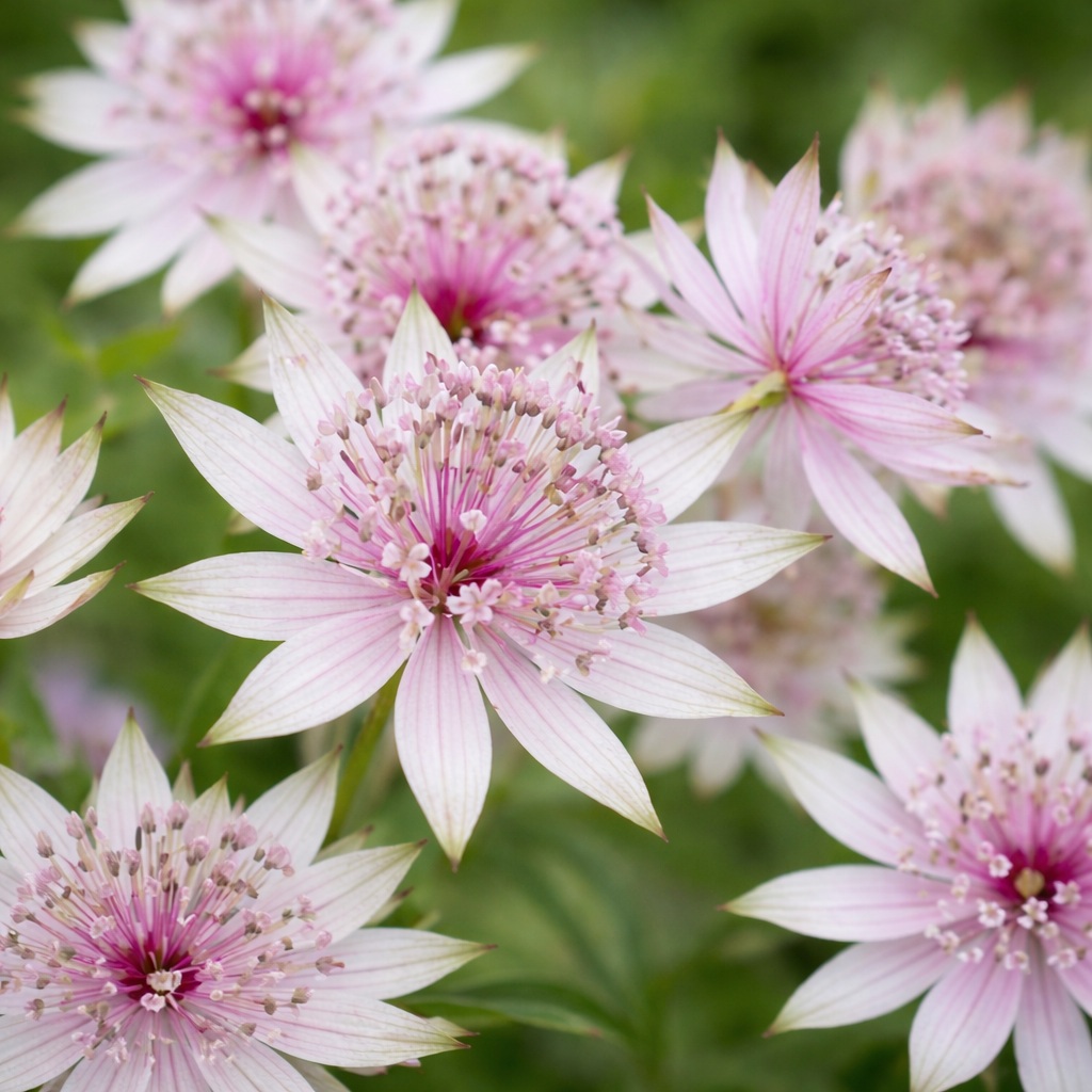 astrantia_major_primadonna_rozsaszin_volgycsillag Az astrantia major primadonna rózsaszín völgycsillag virága látható a képen