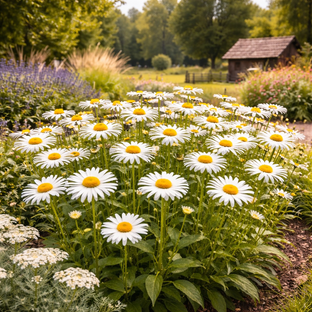 leucanthemum_superbum_margareta A Leucanthemum x superbum azaz a margaréta bokros állapota látható a képen